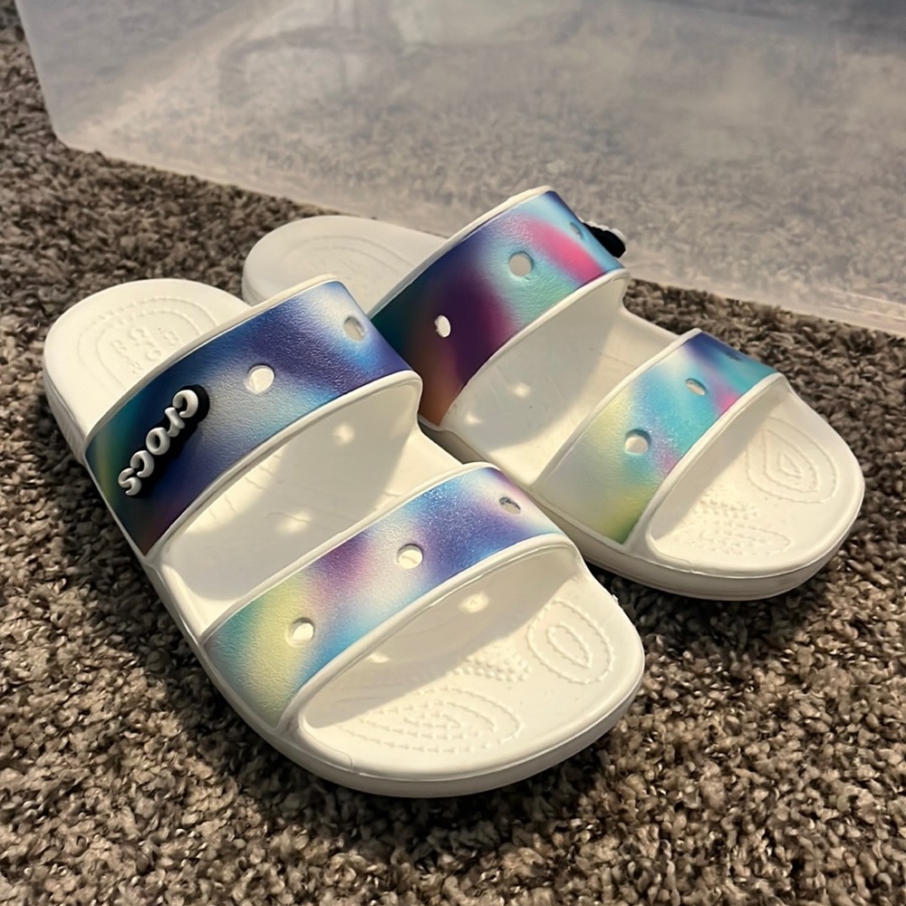 Crocs slides size 8 women